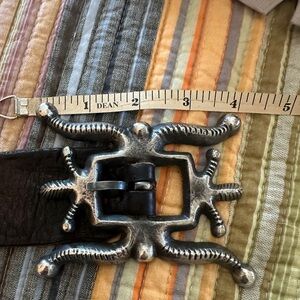 Sand cast Native American belt